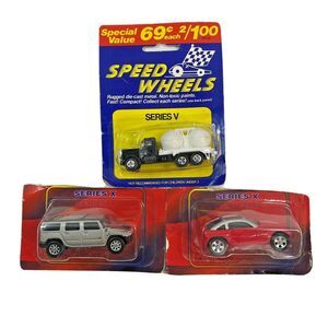 Speed Wheels Series X Humvee, Jeep Series V Truck